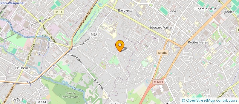 localisation de l'entreprise HASTONIS  CROIX