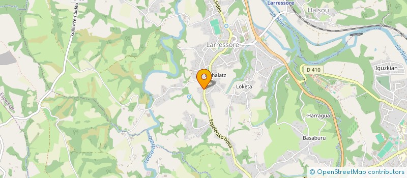 localisation de l'entreprise HASTOY  LARRESSORE