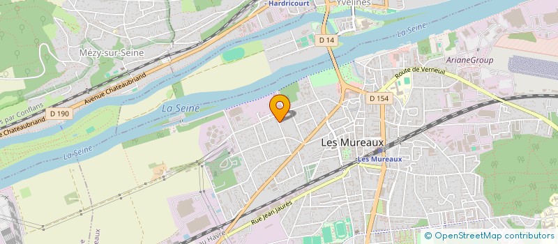 localisation de l'entreprise HASU IMMOBILIER à LES MUREAUX