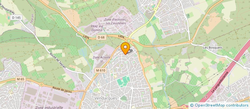 localisation de l'entreprise HAT à VENDARGUES