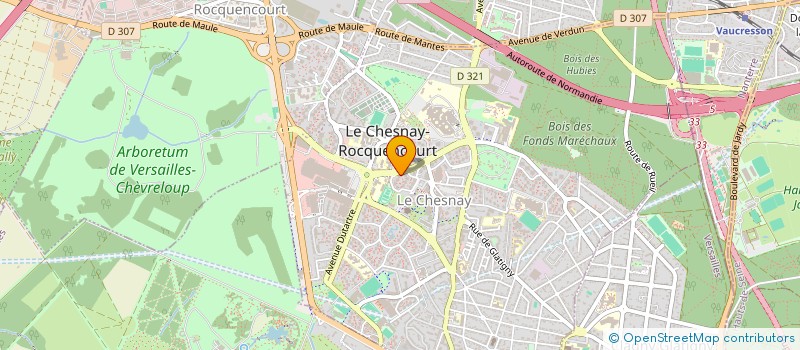 localisation de l'entreprise HAT TRICK MANAGEMENT à LE CHESNAY-ROCQUENCOURT
