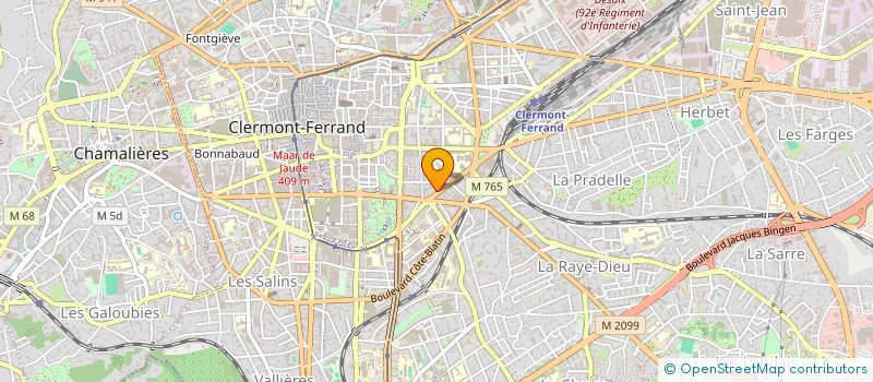 localisation de l'entreprise HATACK  CLERMONT-FERRAND