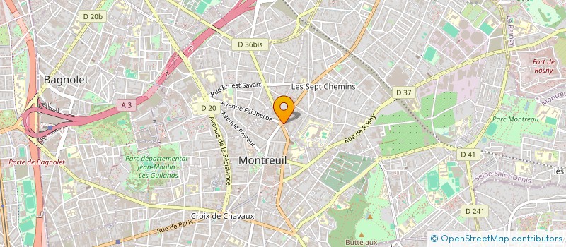 localisation de l'entreprise HATAKH DISTRIBUTION à MONTREUIL