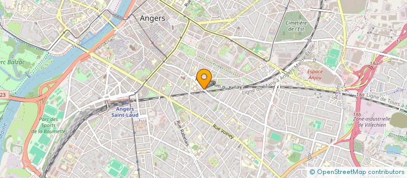 localisation de l'entreprise HATCH à ANGERS
