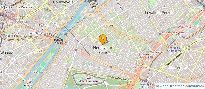 localisation de l'entreprise HATCHI à NEUILLY-SUR-SEINE
