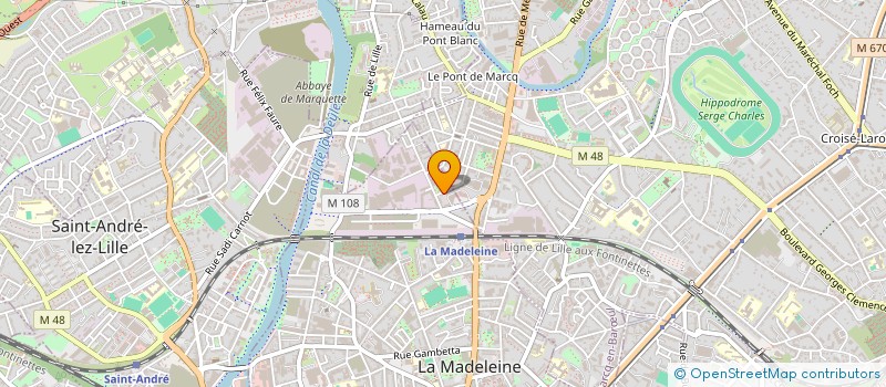 localisation de l'entreprise HATCHI à LA MADELEINE