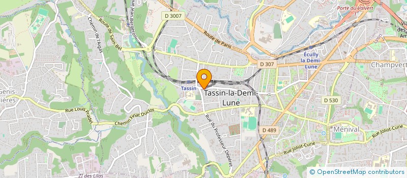 localisation de l'entreprise HATE DE LIER  TASSIN-LA-DEMI-LUNE