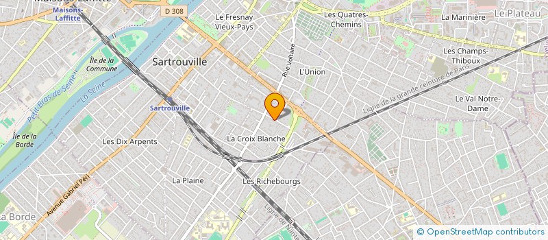 localisation de l'entreprise HATEMG TAILLAGE  ETUDES MECANI  SARTROUVILLE