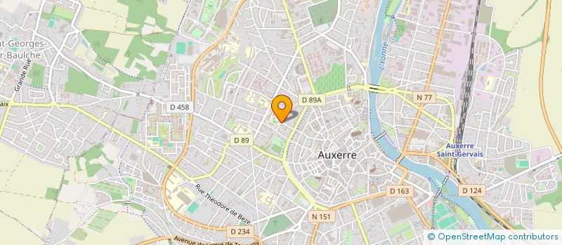 localisation de l'entreprise HATHA YOGA à AUXERRE