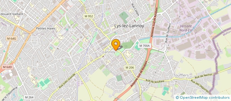 localisation de l'entreprise HATHA YOGA  LANNOY