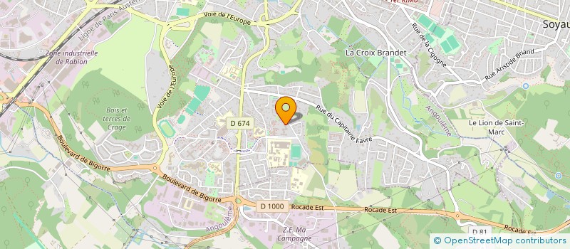 localisation de l'entreprise HATHA YOGA DETENTE à ANGOULEME