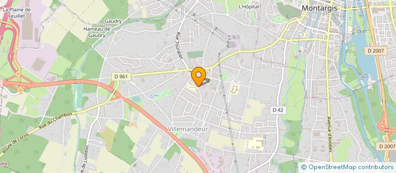 localisation de l'entreprise HATHA YOGA DU GATINAIS à VILLEMANDEUR