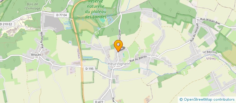 localisation de l'entreprise HATHA YOGA HEURINGHEM  HEURINGHEM