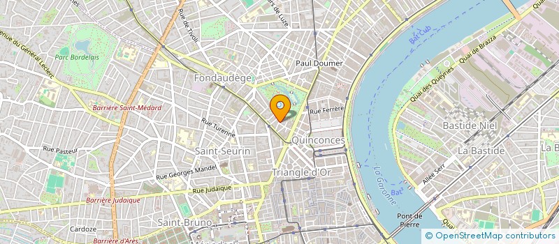 localisation de l'entreprise HATHA YOGA TRADITIONNEL A BORDEAUX  BORDEAUX