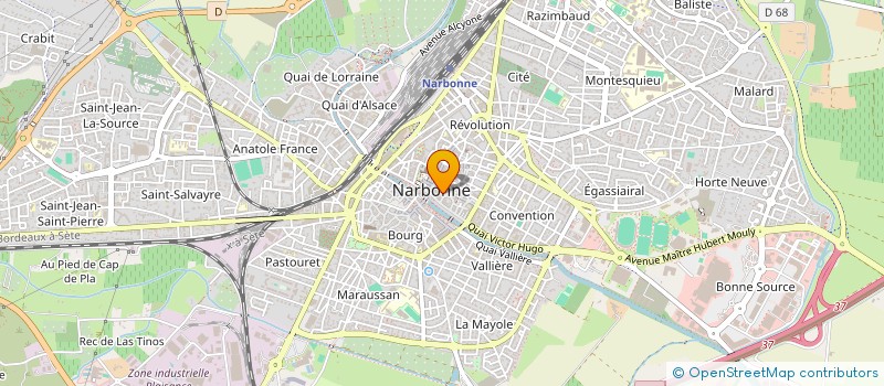 localisation de l'entreprise HATHA YOGA TRADITIONNEL NARBONNE  NARBONNE