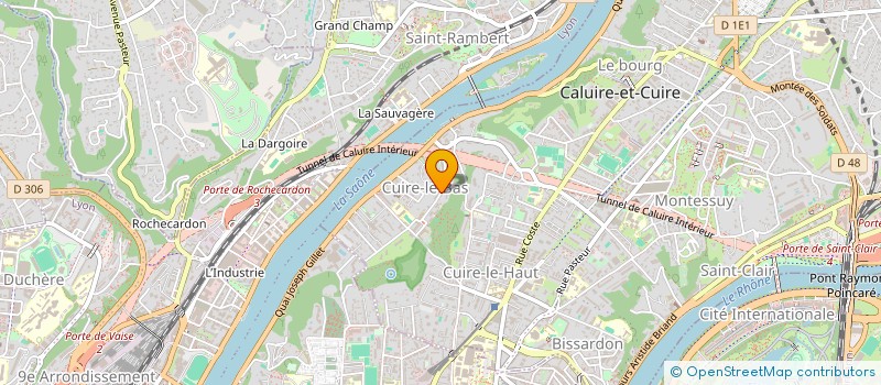 localisation de l'entreprise HATHOR  CALUIRE ET CUIRE