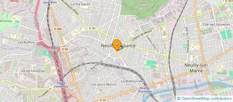 localisation de l'entreprise HATHOR  NEUILLY-PLAISANCE