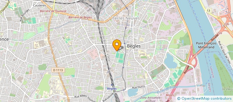 localisation de l'entreprise HATI à BEGLES