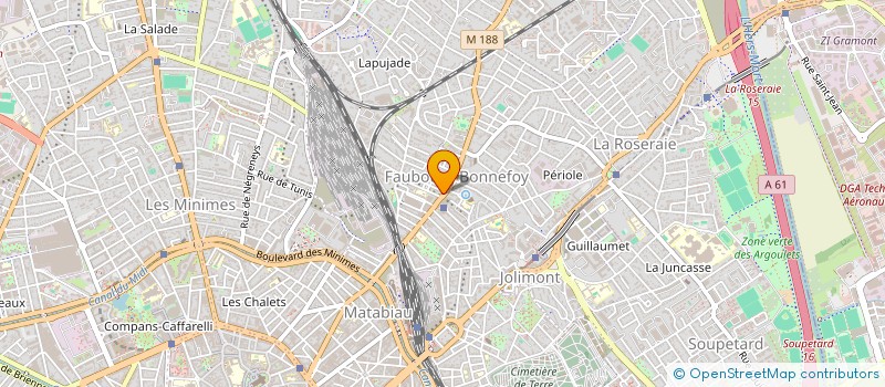 localisation de l'entreprise HATI COIFFEUR à TOULOUSE