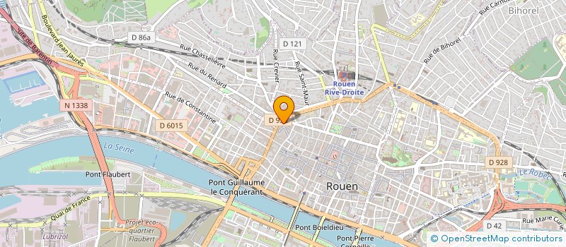 localisation de l'entreprise HATICE à ROUEN