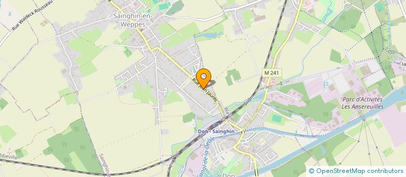 localisation de l'entreprise HATICE ASU  SAINGHIN-EN-WEPPES