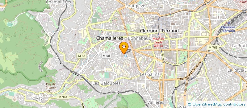 localisation de l'entreprise HATICOM  CHAMALIERES