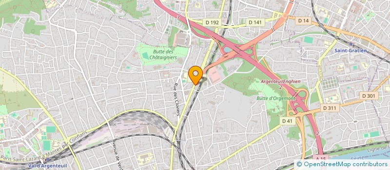 localisation de l'entreprise HATIF 95 à ARGENTEUIL