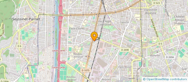 localisation de l'entreprise HATIF FACADE  GRENOBLE