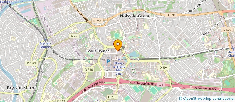 localisation de l'entreprise HATL FACADE  NOISY-LE-GRAND