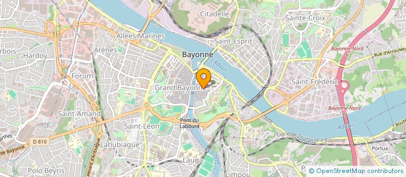 localisation de l'entreprise HATS à BAYONNE