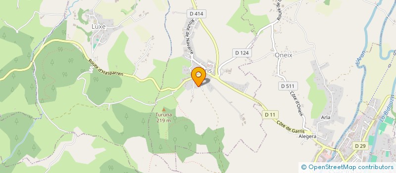 localisation de l'entreprise HATS BERRY  GARRIS