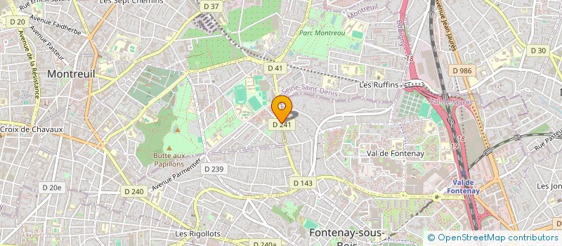 localisation de l'entreprise HATSAM à MONTREUIL