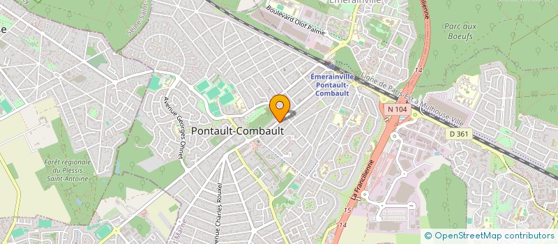 localisation de l'entreprise HATT HOME  PONTAULT-COMBAULT