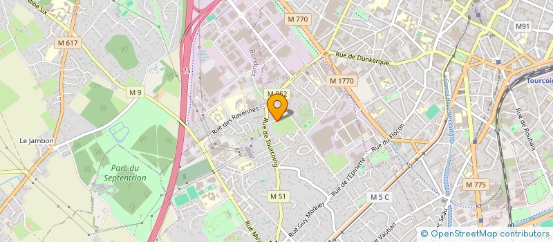 localisation de l'entreprise HATTE à MOUVAUX