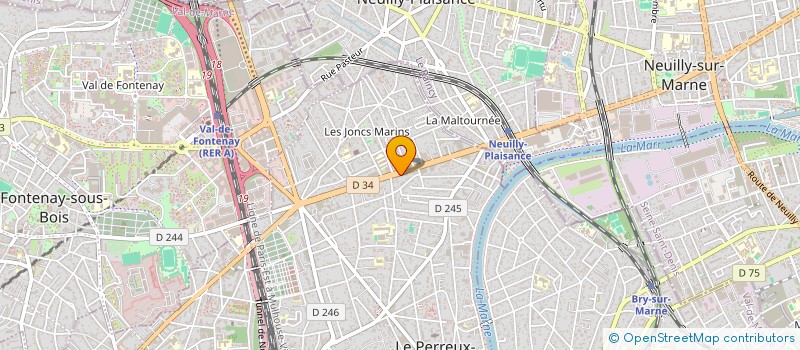 localisation de l'entreprise HATTENDO  LE PERREUX-SUR-MARNE