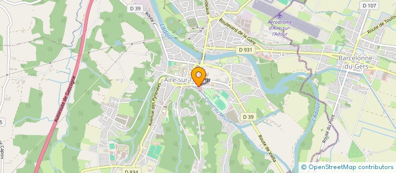 localisation de l'entreprise HATTERIA  AIRE-SUR-L'ADOUR