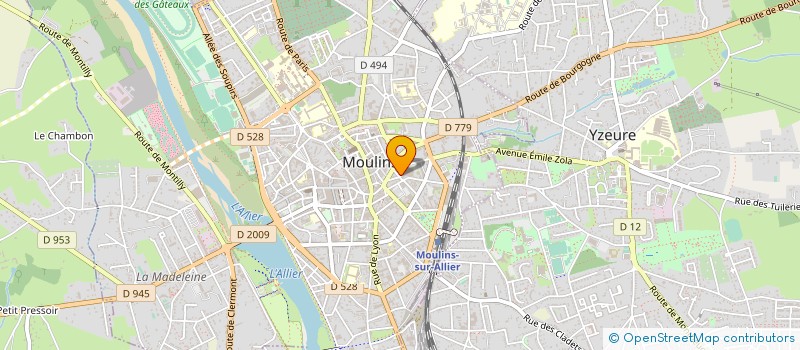 localisation de l'entreprise HATTILA GROUP à MOULINS