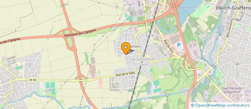 localisation de l'entreprise HATTIS  GEISPOLSHEIM