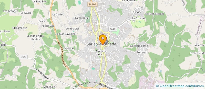 localisation de l'entreprise HATTITUDE à SARLAT-LA-CANEDA