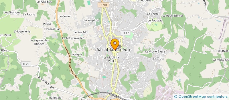 localisation de l'entreprise HATTITUDE BIS à SARLAT-LA-CANEDA