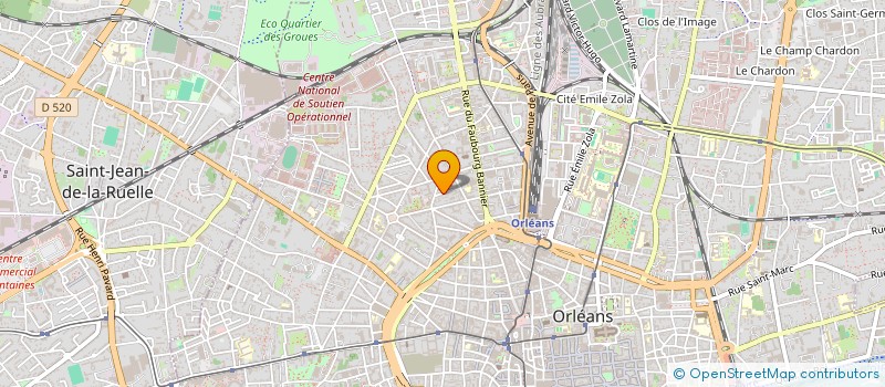 localisation de l'entreprise HATTONGUET à ORLEANS