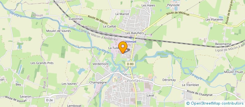 localisation de l'entreprise HATTY VONNAS à VONNAS