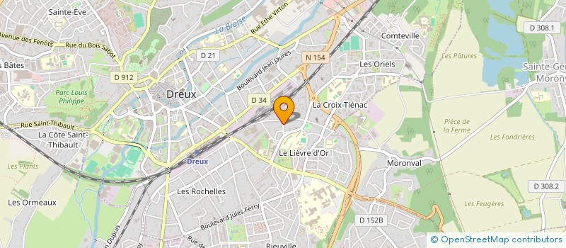 localisation de l'entreprise HAUBIE à DREUX