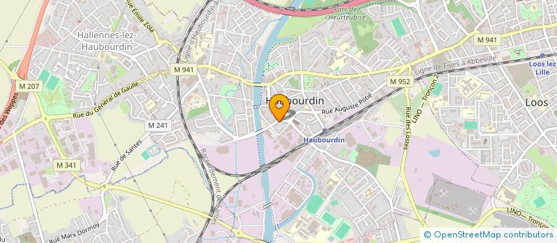 localisation de l'entreprise HAUBOURDIN SKATE CLUB à HAUBOURDIN