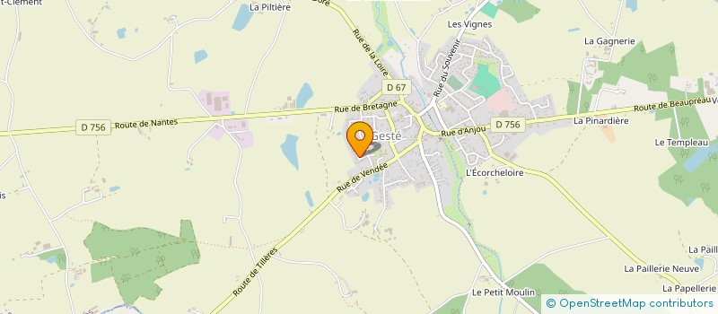 localisation de l'entreprise HAUDECOR à BEAUPREAU-EN-MAUGES