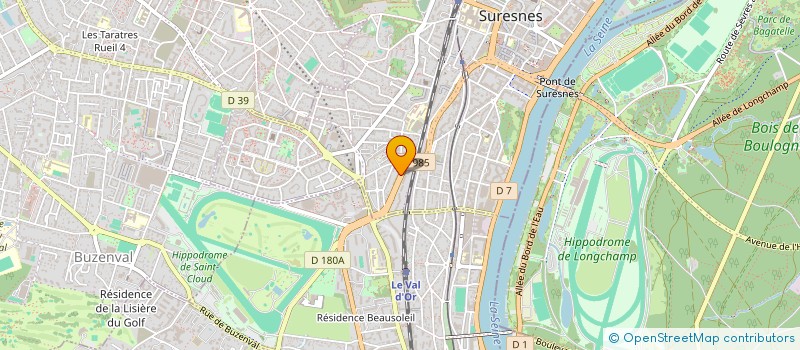 localisation de l'entreprise HAUDIQUET CASAMATTI NAYARD à SURESNES