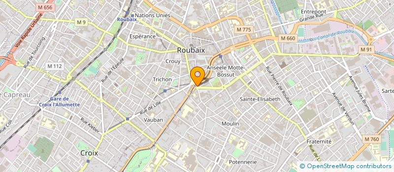 localisation de l'entreprise HAUGIAS SARL à ROUBAIX