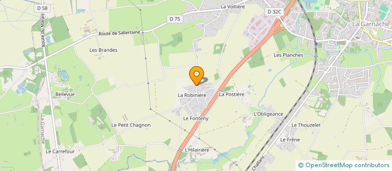 localisation de l'entreprise HAUGMARD H&F  LA GARNACHE