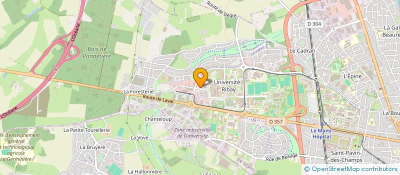 localisation de l'entreprise HAUM  LE MANS