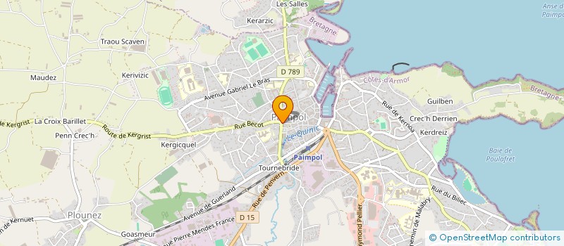 localisation de l'entreprise HAUME  PAIMPOL